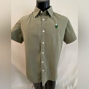 RipNDip American Made Goods Shirt Medium Embroidered Nermal Short Sleeve Button